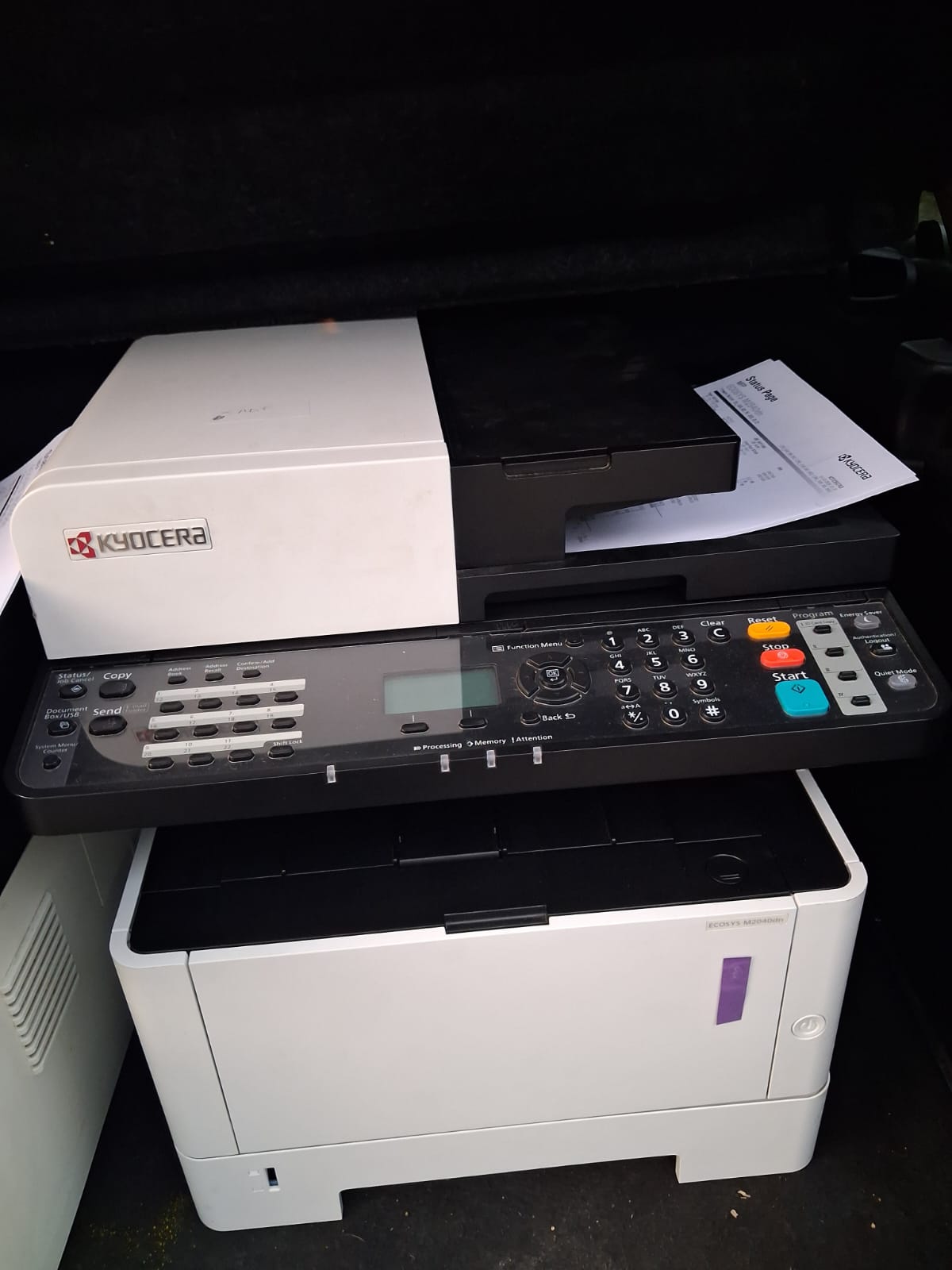 Kyocera ECOSYS M2040DN B/W Monochrome Laser Multifunction Printer Copier Scanner - Refurbished - Image 2