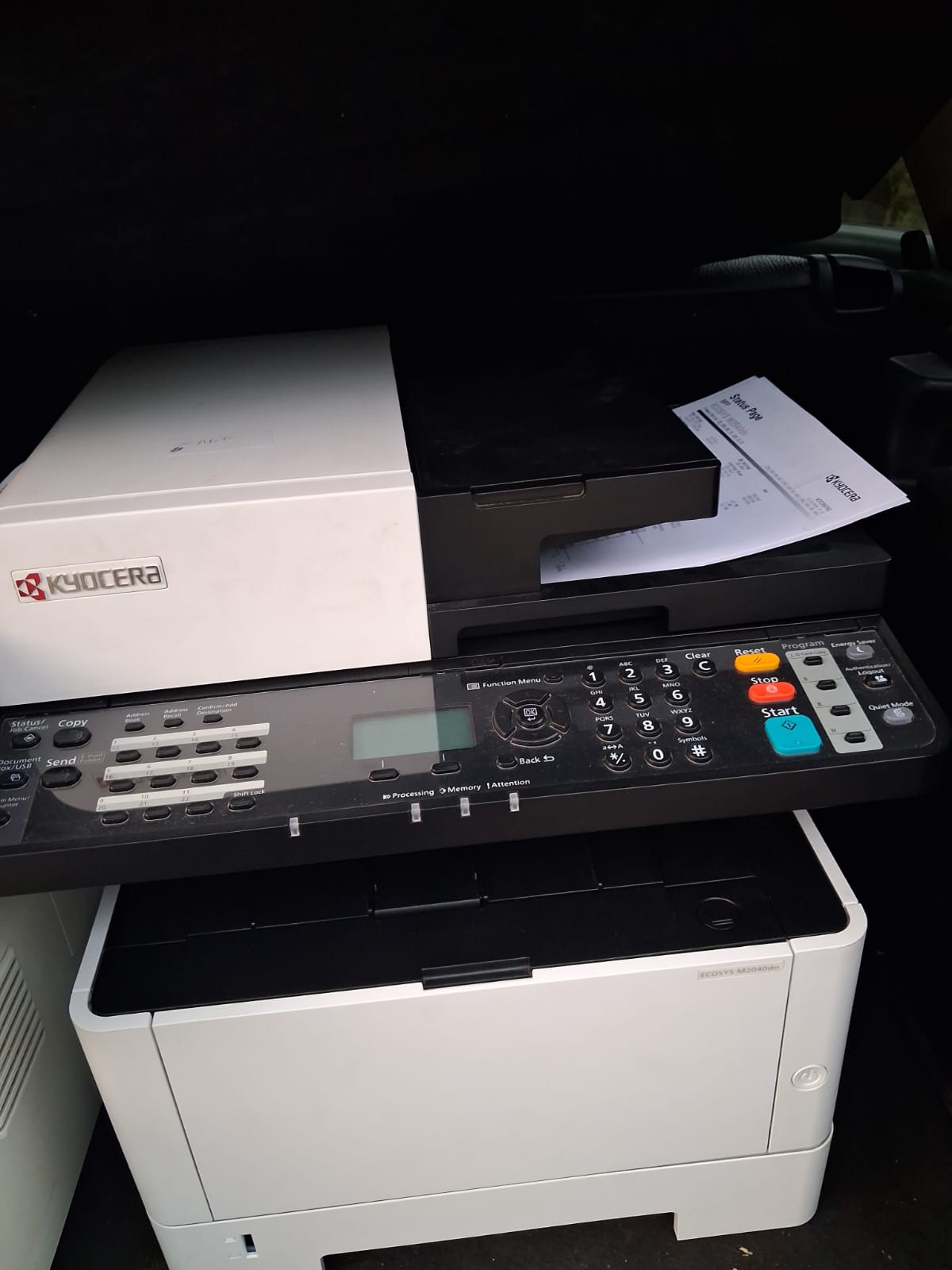 Kyocera ECOSYS M2040DN B/W Monochrome Laser Multifunction Printer Copier Scanner - Refurbished - Image 3